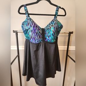 Fun Plus size Swim dress Mermaid